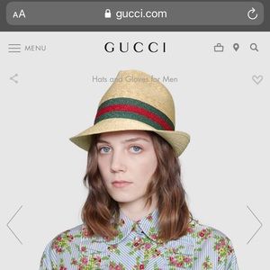 Gucci Woven Straw Bucket Hat